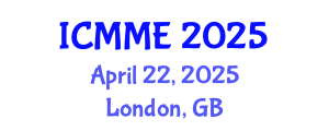 International Conference on Metallurgical and Materials Engineering (ICMME) April 22, 2025 - London, United Kingdom