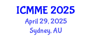 International Conference on Metallurgical and Materials Engineering (ICMME) April 29, 2025 - Sydney, Australia
