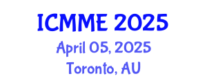International Conference on Metallurgical and Materials Engineering (ICMME) April 05, 2025 - Toronto, Australia