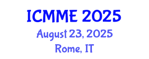 International Conference on Metallurgical and Materials Engineering (ICMME) August 23, 2025 - Rome, Italy