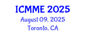 International Conference on Metallurgical and Materials Engineering (ICMME) August 09, 2025 - Toronto, Canada
