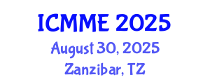International Conference on Metallurgical and Materials Engineering (ICMME) August 30, 2025 - Zanzibar, Tanzania