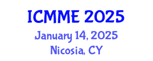 International Conference on Metallurgical and Materials Engineering (ICMME) January 14, 2025 - Nicosia, Cyprus