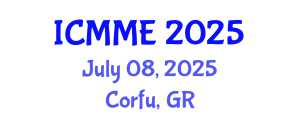 International Conference on Metallurgical and Materials Engineering (ICMME) July 08, 2025 - Corfu, Greece