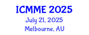 International Conference on Metallurgical and Materials Engineering (ICMME) July 21, 2025 - Melbourne, Australia
