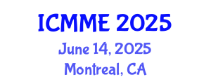 International Conference on Metallurgical and Materials Engineering (ICMME) June 14, 2025 - Montreal, Canada