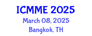 International Conference on Metallurgical and Materials Engineering (ICMME) March 08, 2025 - Bangkok, Thailand