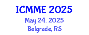 International Conference on Metallurgical and Materials Engineering (ICMME) May 24, 2025 - Belgrade, Serbia