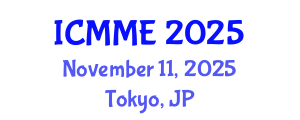International Conference on Metallurgical and Materials Engineering (ICMME) November 11, 2025 - Tokyo, Japan