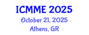 International Conference on Metallurgical and Materials Engineering (ICMME) October 21, 2025 - Athens, Greece