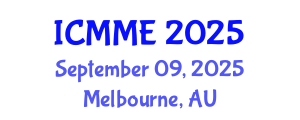 International Conference on Metallurgical and Materials Engineering (ICMME) September 09, 2025 - Melbourne, Australia