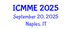 International Conference on Metallurgical and Materials Engineering (ICMME) September 20, 2025 - Naples, Italy