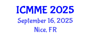 International Conference on Metallurgical and Materials Engineering (ICMME) September 16, 2025 - Nice, France