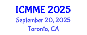 International Conference on Metallurgical and Materials Engineering (ICMME) September 20, 2025 - Toronto, Canada
