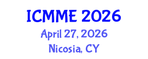 International Conference on Metallurgical and Materials Engineering (ICMME) April 27, 2026 - Nicosia, Cyprus International Conference on Metallurgical and Materials Engineering (ICMME) April 27, 2026 - Nicosia, Cyprus