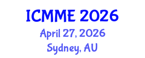 International Conference on Metallurgical and Materials Engineering (ICMME) April 27, 2026 - Sydney, Australia International Conference on Metallurgical and Materials Engineering (ICMME) April 27, 2026 - Sydney, Australia