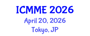 International Conference on Metallurgical and Materials Engineering (ICMME) April 20, 2026 - Tokyo, Japan