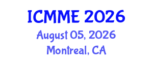 International Conference on Metallurgical and Materials Engineering (ICMME) August 05, 2026 - Montreal, Canada