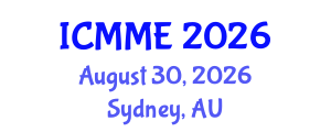 International Conference on Metallurgical and Materials Engineering (ICMME) August 30, 2026 - Sydney, Australia International Conference on Metallurgical and Materials Engineering (ICMME) August 30, 2026 - Sydney, Australia