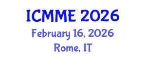 International Conference on Metallurgical and Materials Engineering (ICMME) February 16, 2026 - Rome, Italy International Conference on Metallurgical and Materials Engineering (ICMME) February 16, 2026 - Rome, Italy