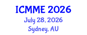 International Conference on Metallurgical and Materials Engineering (ICMME) July 28, 2026 - Sydney, Australia International Conference on Metallurgical and Materials Engineering (ICMME) July 28, 2026 - Sydney, Australia