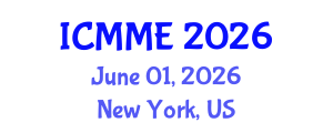 International Conference on Metallurgical and Materials Engineering (ICMME) June 01, 2026 - New York, United States International Conference on Metallurgical and Materials Engineering (ICMME) June 01, 2026 - New York, United States