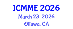 International Conference on Metallurgical and Materials Engineering (ICMME) March 23, 2026 - Ottawa, Canada
