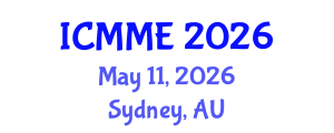 International Conference on Metallurgical and Materials Engineering (ICMME) May 11, 2026 - Sydney, Australia International Conference on Metallurgical and Materials Engineering (ICMME) May 11, 2026 - Sydney, Australia