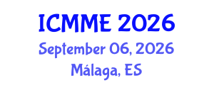 International Conference on Metallurgical and Materials Engineering (ICMME) September 06, 2026 - Málaga, Spain International Conference on Metallurgical and Materials Engineering (ICMME) September 06, 2026 - Málaga, Spain