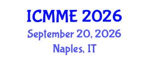 International Conference on Metallurgical and Materials Engineering (ICMME) September 20, 2026 - Naples, Italy International Conference on Metallurgical and Materials Engineering (ICMME) September 20, 2026 - Naples, Italy