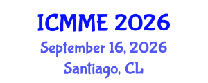 International Conference on Metallurgical and Materials Engineering (ICMME) September 16, 2026 - Santiago, Chile International Conference on Metallurgical and Materials Engineering (ICMME) September 16, 2026 - Santiago, Chile