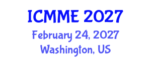International Conference on Metallurgical and Materials Engineering (ICMME) February 24, 2027 - Washington, United States International Conference on Metallurgical and Materials Engineering (ICMME) February 24, 2027 - Washington, United States