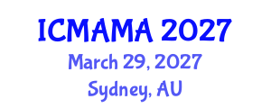 International Conference on Metallurgy and Application of Aluminium (ICMAMA) March 29, 2027 - Sydney, Australia International Conference on Metallurgy and Application of Aluminium (ICMAMA) March 29, 2027 - Sydney, Australia