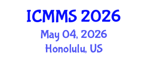International Conference on Metallurgy and Material Science (ICMMS) May 04, 2026 - Honolulu, United States International Conference on Metallurgy and Material Science (ICMMS) May 04, 2026 - Honolulu, United States
