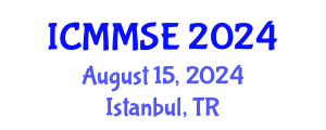 International Conference on Metallurgy, Materials Science and Engineering (ICMMSE) August 15, 2024 - Istanbul, Turkey