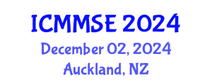 International Conference on Metallurgy, Materials Science and Engineering (ICMMSE) December 02, 2024 - Auckland, New Zealand