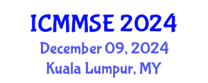 International Conference on Metallurgy, Materials Science and Engineering (ICMMSE) December 09, 2024 - Kuala Lumpur, Malaysia