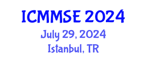 International Conference on Metallurgy, Materials Science and Engineering (ICMMSE) July 29, 2024 - Istanbul, Turkey