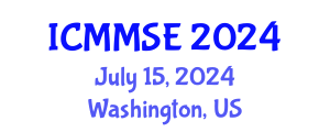 International Conference on Metallurgy, Materials Science and Engineering (ICMMSE) July 15, 2024 - Washington, United States