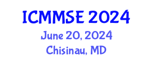 International Conference on Metallurgy, Materials Science and Engineering (ICMMSE) June 20, 2024 - Chisinau, Republic of Moldova