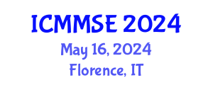 International Conference on Metallurgy, Materials Science and Engineering (ICMMSE) May 16, 2024 - Florence, Italy