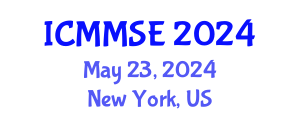 International Conference on Metallurgy, Materials Science and Engineering (ICMMSE) May 23, 2024 - New York, United States