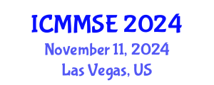 International Conference on Metallurgy, Materials Science and Engineering (ICMMSE) November 11, 2024 - Las Vegas, United States