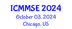 International Conference on Metallurgy, Materials Science and Engineering (ICMMSE) October 03, 2024 - Chicago, United States