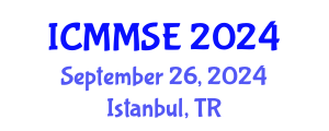 International Conference on Metallurgy, Materials Science and Engineering (ICMMSE) September 26, 2024 - Istanbul, Turkey