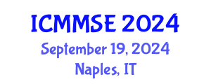 International Conference on Metallurgy, Materials Science and Engineering (ICMMSE) September 19, 2024 - Naples, Italy
