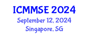 International Conference on Metallurgy, Materials Science and Engineering (ICMMSE) September 12, 2024 - Singapore, Singapore