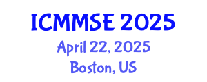 International Conference on Metallurgy, Materials Science and Engineering (ICMMSE) April 22, 2025 - Boston, United States