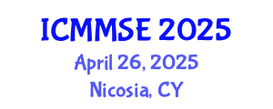 International Conference on Metallurgy, Materials Science and Engineering (ICMMSE) April 26, 2025 - Nicosia, Cyprus