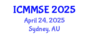 International Conference on Metallurgy, Materials Science and Engineering (ICMMSE) April 24, 2025 - Sydney, Australia